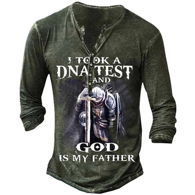 Camiseta Manga Larga para Hombre con Botones de Solapa Abierta e Impresión Digital - Image 36