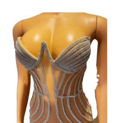 Vestido de Fiesta para Mujer con Detalles de Borlas - Image 5