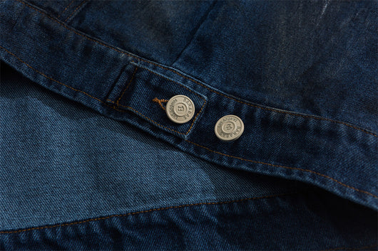 Chaqueta Denim con Capucha Estilo Splash Ink para Hombre - Image 9