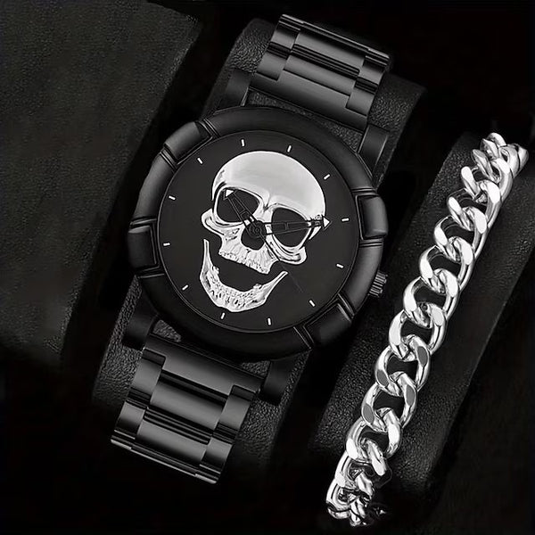 Conjunto de Reloj y Collar Ejecutivo para Hombre