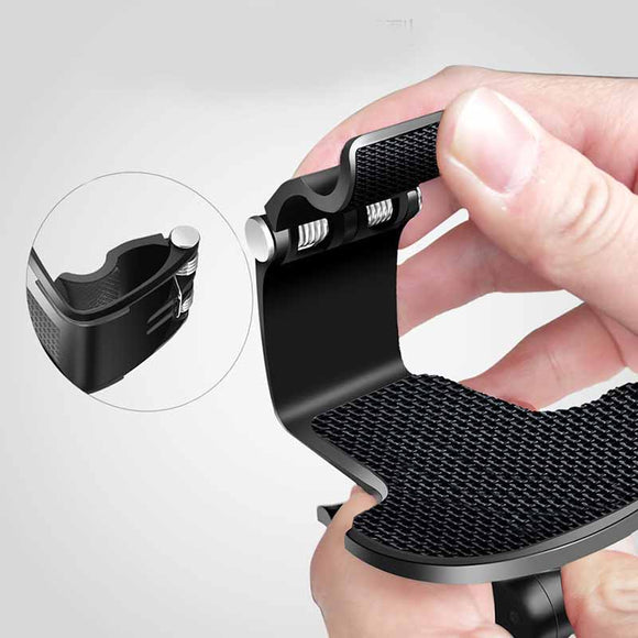 Soporte Multifuncional para Teléfono en Auto con Clip de Instrumento