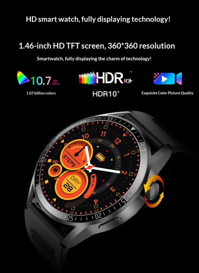 Reloj Inteligente Redondo con Llamadas Bluetooth y Monitor de Salud - Image 9