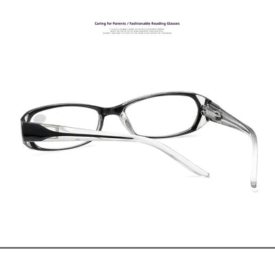 Red and clear retro full-frame reading glasses with blue light blocking lenses and a +2.00 prescription. - Image 10
