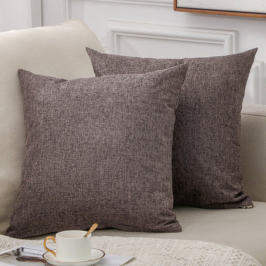 Almohada de Lino y Algodón para Sofá - Diseño Liso y Elegante - Image 7
