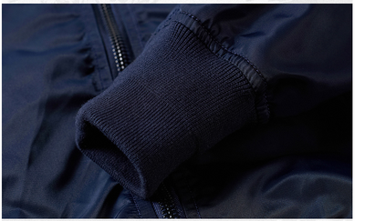Chaqueta Piloto Hombre Coreana con Bordado de Béisbol - Image 12