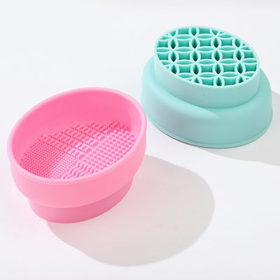 Organizador y Secador de Brochas de Maquillaje con Cuenca de Limpieza - Image 5