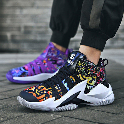 Zapatillas de Baloncesto Blancas Altas para Hombre - Image 4