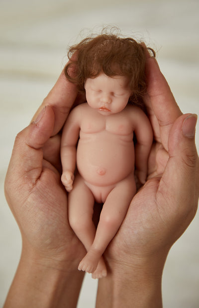 Muñeca Reborn Bebé de 6 Pulgadas con Cuerpo de Silicona Completa - Image 5