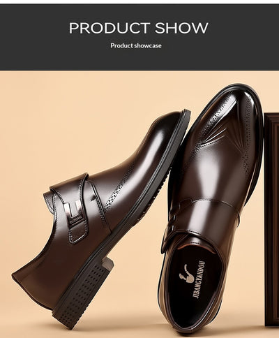 Zapatos de Cuero para Hombre con Punta Tubular - Cuero Vacuno Premium - Image 7