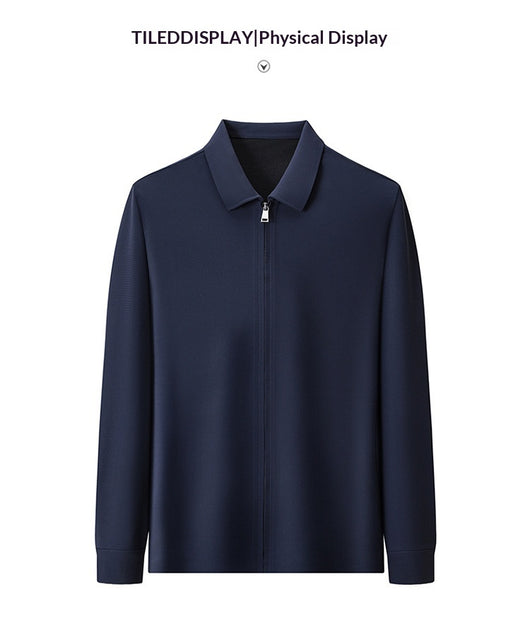Conjunto de Dos Piezas para Hombre: Cardigan con Cierre y Pantalones Trendy Otoño - Image 28