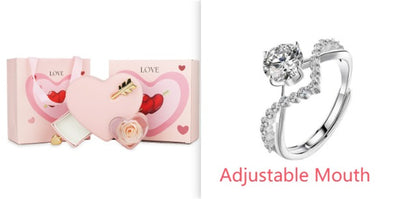 Caja de Joyería Doble Corazón en Plástico - Image 14
