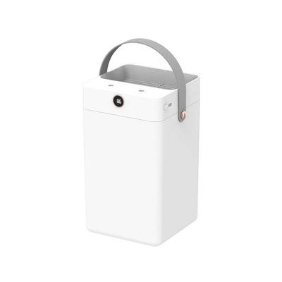 White rectangular humidifier with a gray handle and a digital display showing '86' on a white background. - Image 4