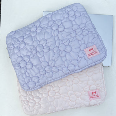 Bolsa para Tablet 13 Pulgadas con Bordado Floral y Algodón Acolchado - Image 11