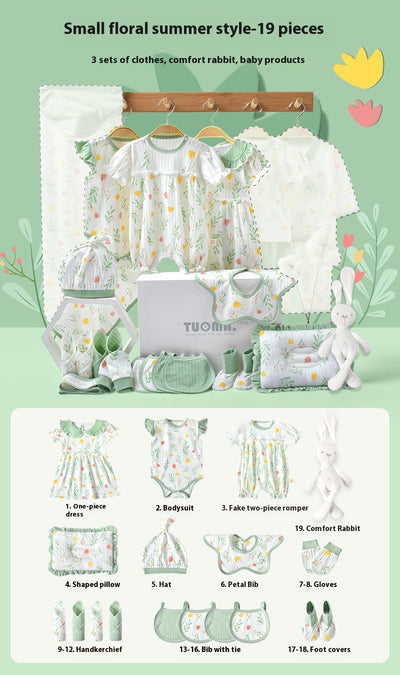 Conjunto de Ropa para Bebé Recién Nacido - Caja Regalo Verano Tela Ligera - Image 10