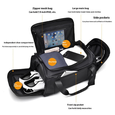 Bolsa de Viaje Organizadora con Compartimento Seco-Húmedo de Gran Capacidad - Image 3