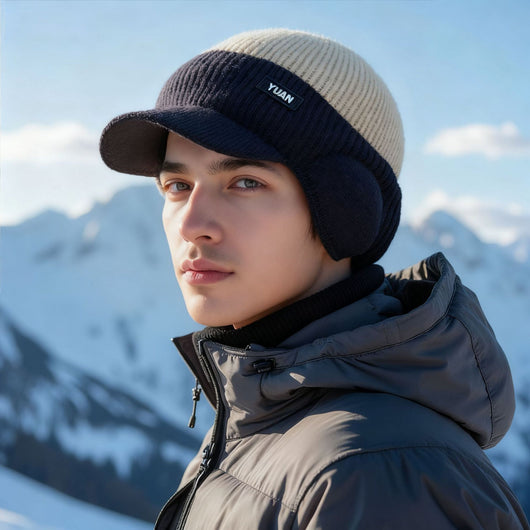 Gorro Tejido Grueso Forrado en Polar para Hombre - Image 15