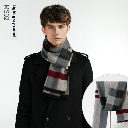 Bufanda Escocesa de Abrigo Suave con Toque Cashmere - Image 40