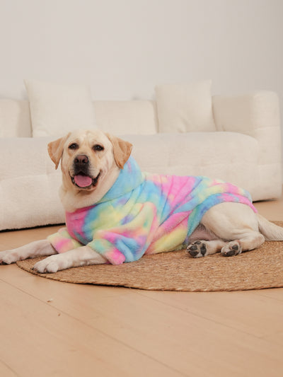 Suéter para Perro Tie-Dye Arcoíris con Patrón de Conejo - Image 7