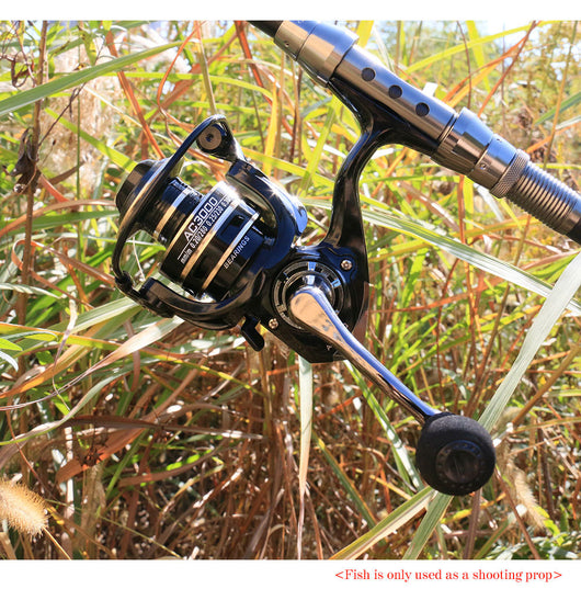 Carrete de Pesca Metal con Caña Telescópica y Rueda de Cebo - Image 11
