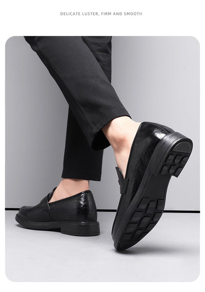 Zapatos de Cuero Slip-On Elevados para Negocios Casuales - Image 21