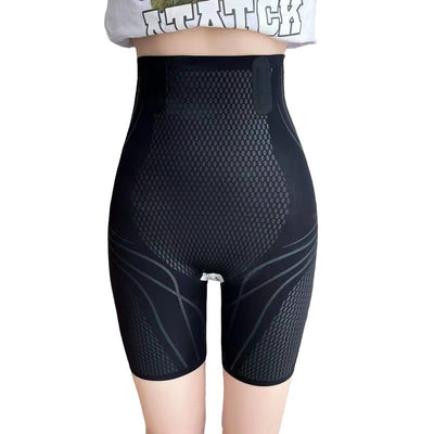 Pantalones Deportivos de Cintura Alta sin Costuras con Efecto Líquido - Image 2