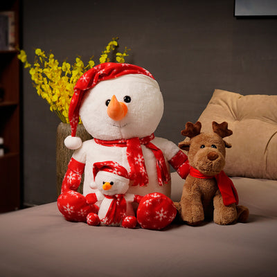 Peluche Navideño Muñeco de Nieve y Reno Ragdoll - Regalo Perfecto - Image 3