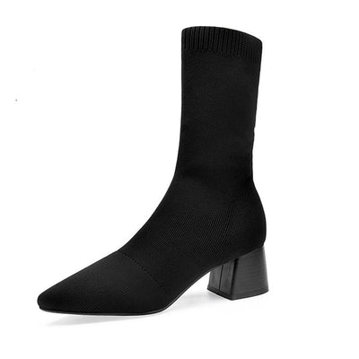 Botas Invierno Tacón Alto para Mujer - Comodidad y Estilo - Image 27