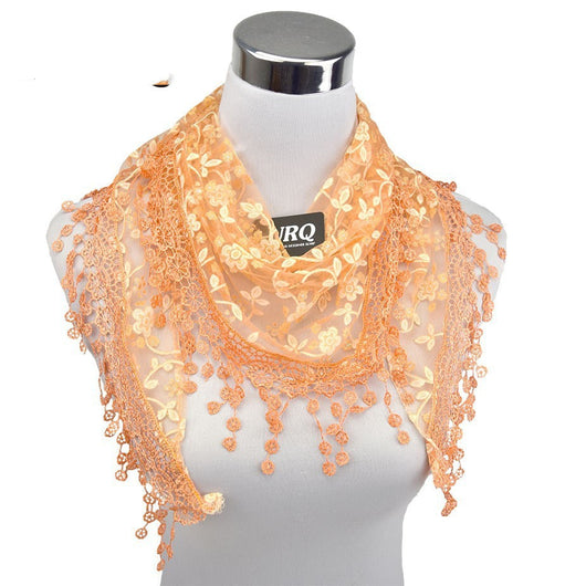 Pañuelo Étnico Floral de Gasa - Kerchief Bohemio Versátil - Image 11