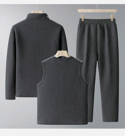 Traje Deportivo de Terciopelo Talla Grande para Hombre - Image 17