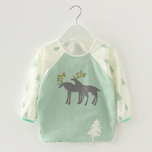 Babero Delantal de Algodón con Bolsillo para Bebés y Niños - Image 12