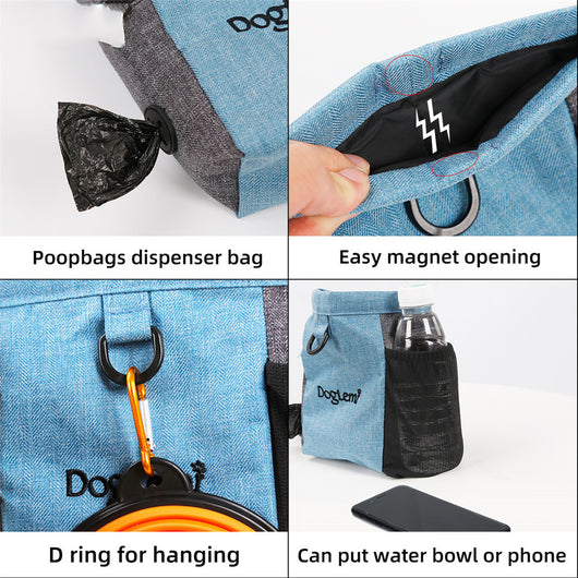 Bolsa de Adiestramiento Canino Canvas - Cintura Ajustable para Entrenamientos al Aire Libre - Image 10