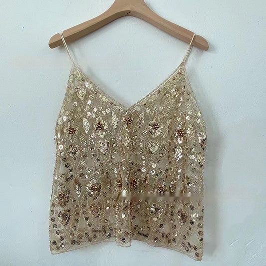 Bolso Bandolera Elegante con Bordados y Lentejuelas para Mujer - Image 2