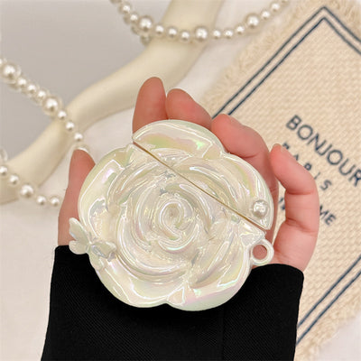 Funda para Audífonos Camellia Blanco Perla - Image 6