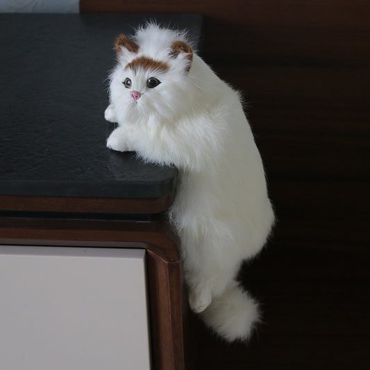 Gato Decorativo Realista para TV - Accesorio de Hogar Elegante - Image 2