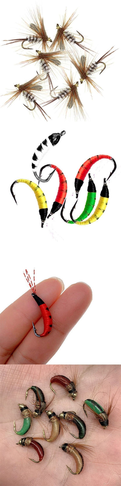 Señuelo Micro Anzuelo Biónico con Lentejuelas Brillantes - Image 11