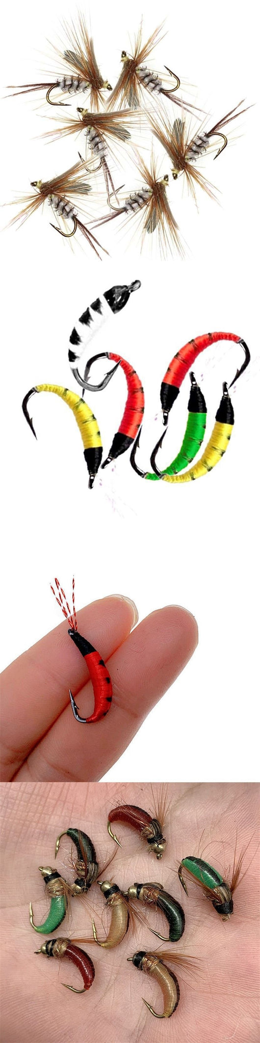 Señuelo Micro Anzuelo Biónico con Lentejuelas Brillantes - Image 11