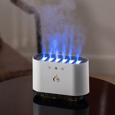 Humidificador Ultrasónico Inteligente USB con Llama Dinámica y Control por Voz - Image 6