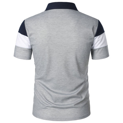 Camiseta Deportiva Hombre Rayas Pecho Contraste - Image 31