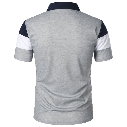 Camiseta Deportiva Hombre Rayas Pecho Contraste - Image 31