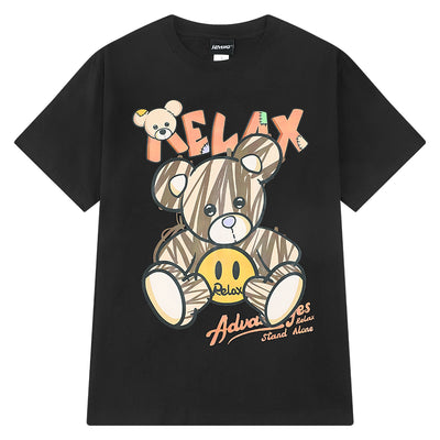 Playera Holgada Tendencia Viral con Mangas de 5 Puntos