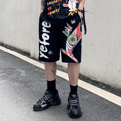 Shorts con Estampado de Letras para Hombre - Image 9