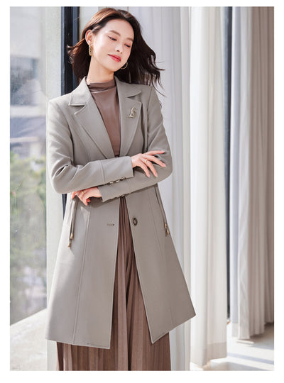 Gabardina Elegante para Mujer - Estilo Clásico y Sofisticado - Image 20