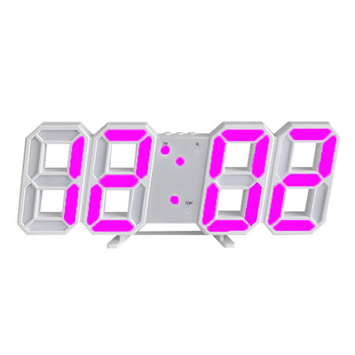 Reloj de Pared Digital LED con Alarma, Temperatura y Termómetro - Image 7