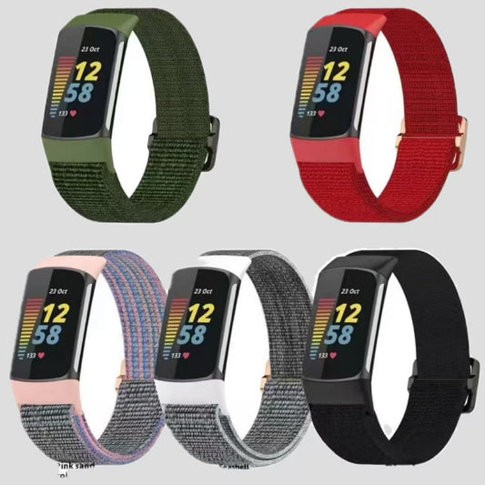 Correa de Reloj Tejida en Nylon Elástico con Concha
