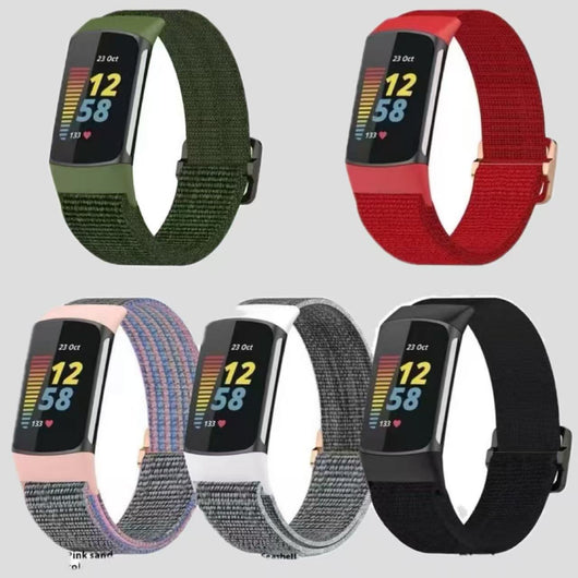 Correa de Reloj Tejida en Nylon Elástico con Concha