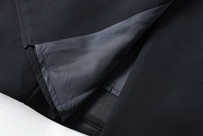 Vestido Ejecutivo Doble Botonadura con Cinturón Ajustado para Mujer - Image 13