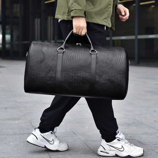 Bolsa de Viaje Deportiva para Hombre con Patrón Cocodrilo Personalizable