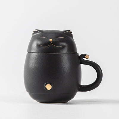 Set de Té Portátil Gato de la Suerte para Viajeros de Negocios - Image 7