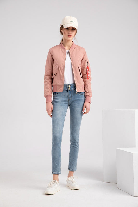 Chaqueta Bomber Deportiva para Mujer - Primavera y Otoño - Image 8