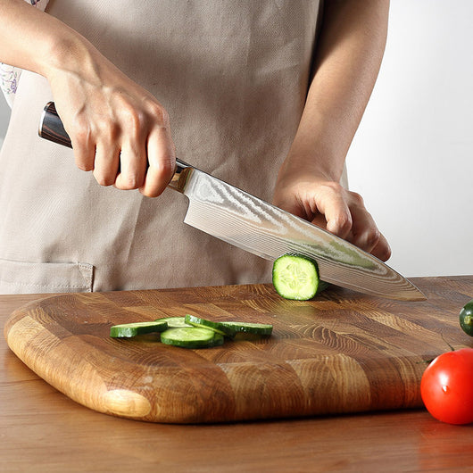 Cuchillo de Chef con Patrón Damasco en Acero - Image 10